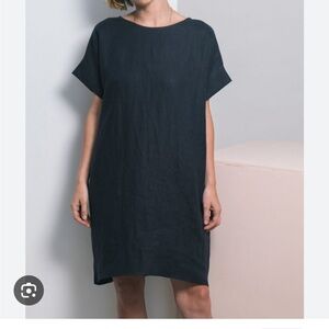 Elizabeth Suzann Georgia dress in linen gauze XXS/S